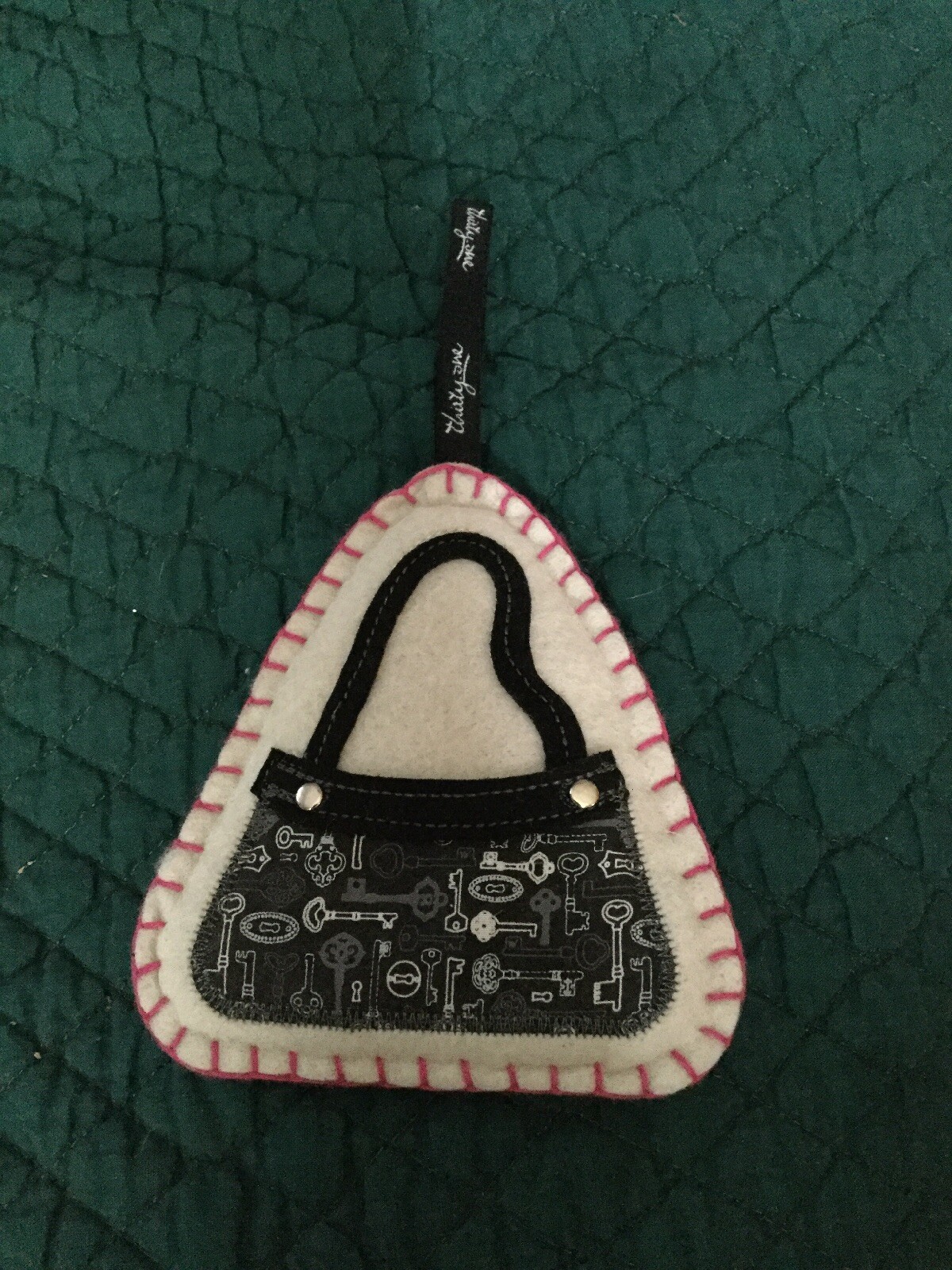 Thirty One Fabric Ornament 5”