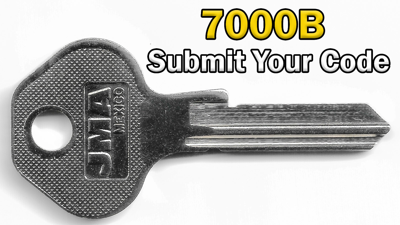 Master Lock Pro Series (7000B) Code Cut Key | Send Your Code, We Cut It!  