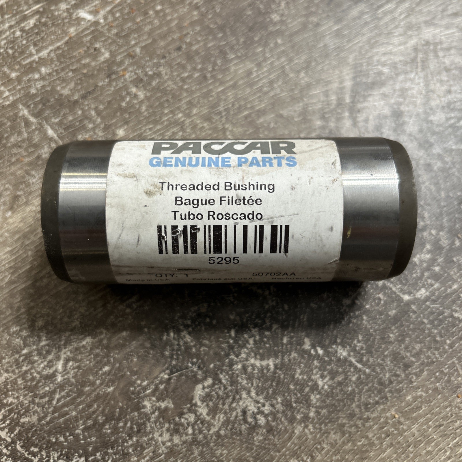 Paccar 5295 Leaf Spring Threaded Bushing. New. Free Shipping.