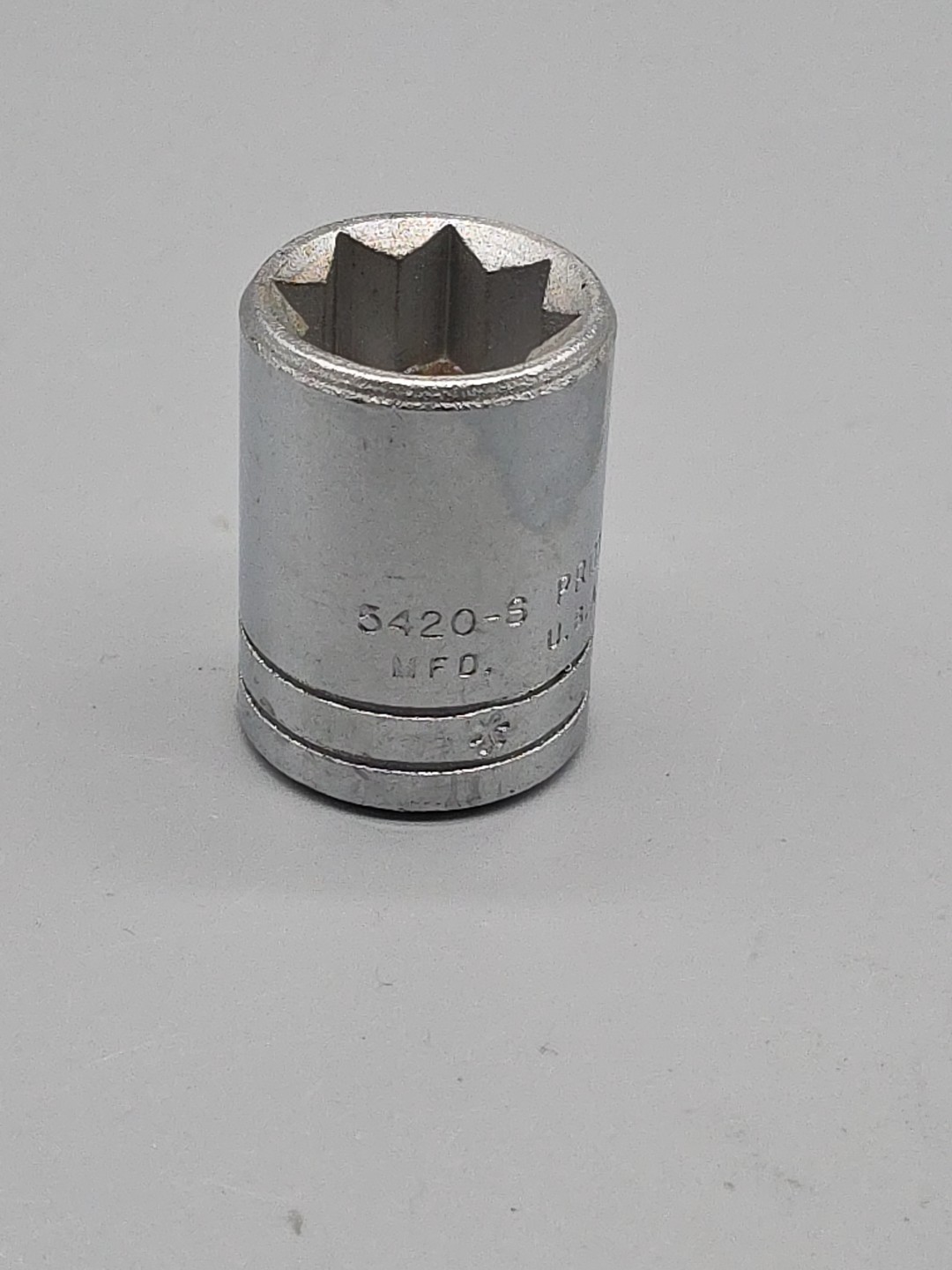 PROTO Tools 5420-S - 5/8" Chrome Socket 1/2" Drive 8 Point USA