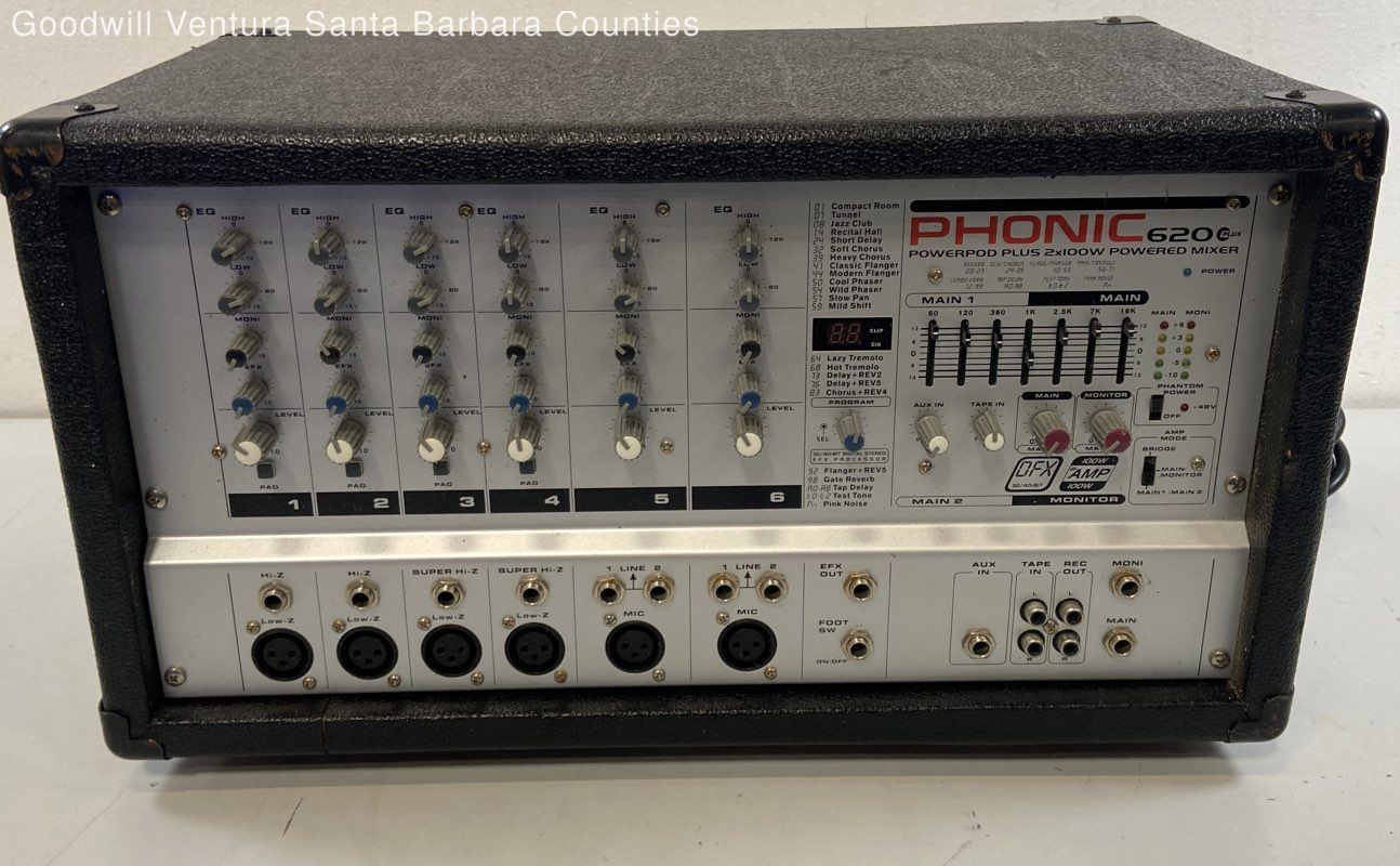 Phonic620 Powerpod Plus 2x 100 w Powerd Mixer