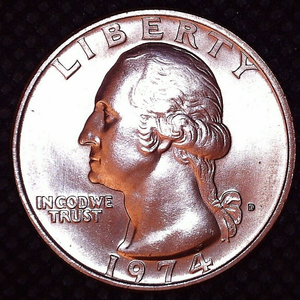 1974-D Washington Quarter 25(C) Uncirculated BU Denver Mint