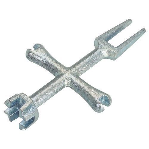 4 Way PO Plug Bath Tub Drain Wrench Remove Install Strainer Spud 4 in 1 Tool