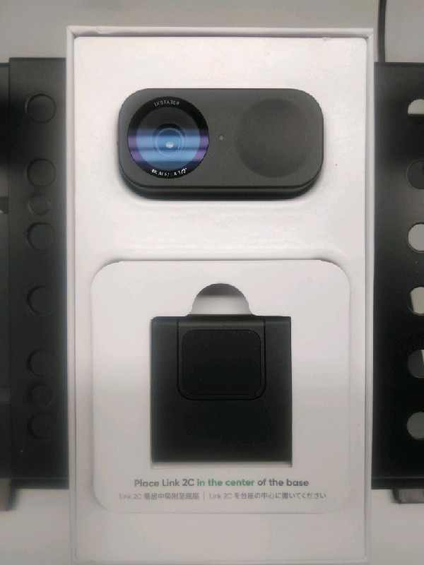 Insta360 Link 2C AI 4K Webcam Black 1/2" Sensor Noise-Cancelling Mic for Mac PC