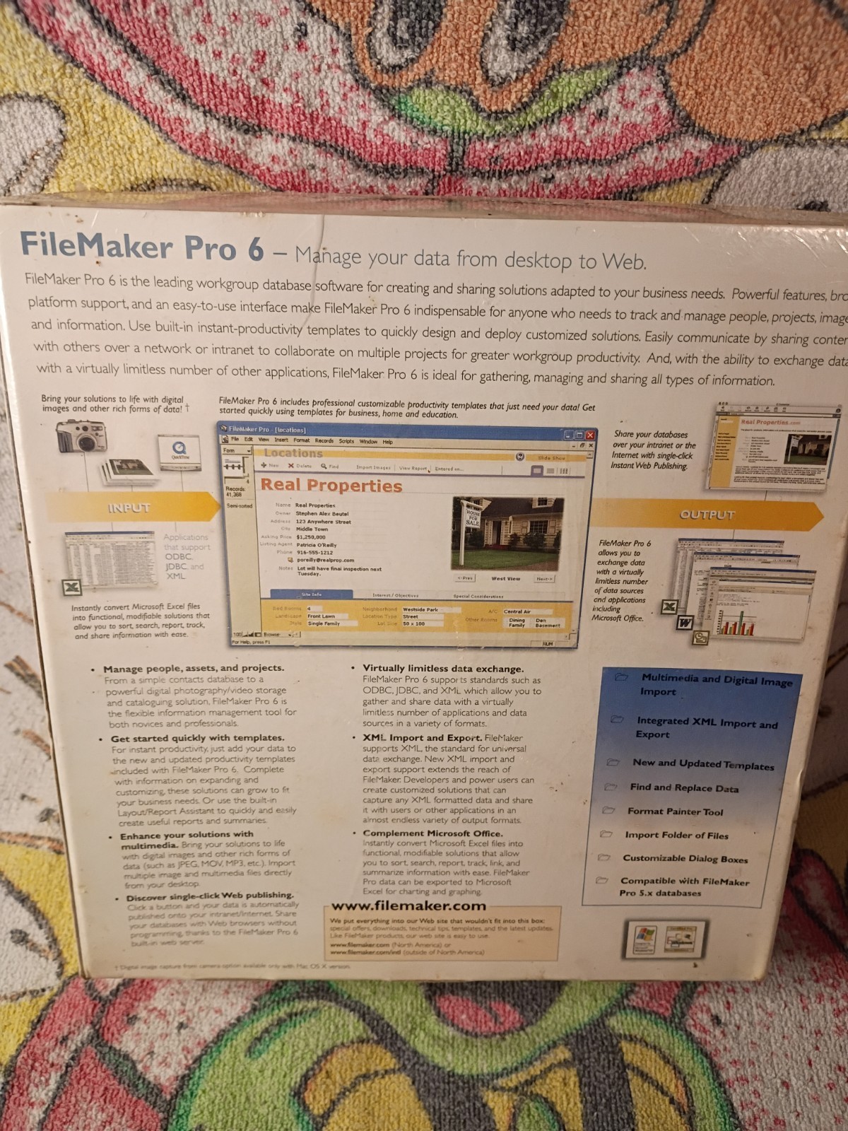 FileMaker Pro 6 for Macintosh (2002, CD) Vintage Database Software w/ Serial EXC