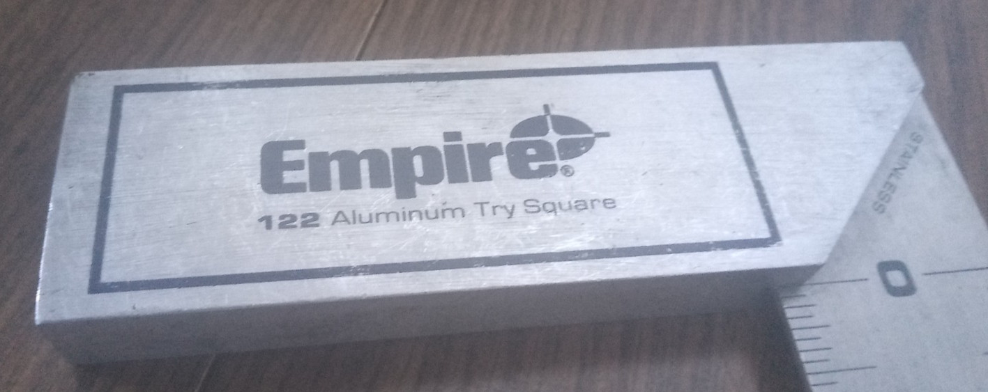 Empire 122 8" Aluminum Try Square