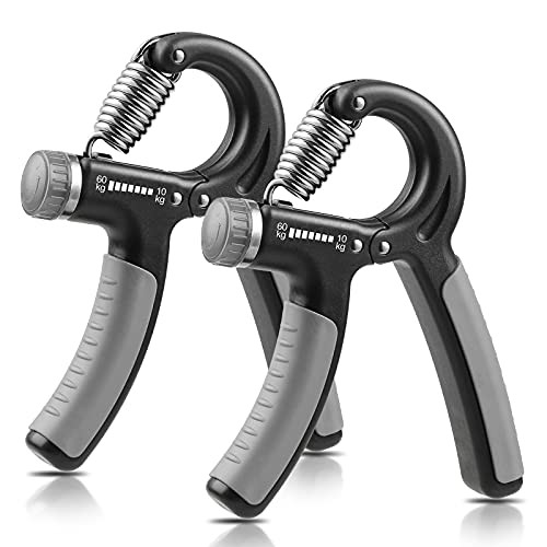 NIYIKOW Grip Strength Trainer, Hand Grip Strengthener, Adjustable Resistance