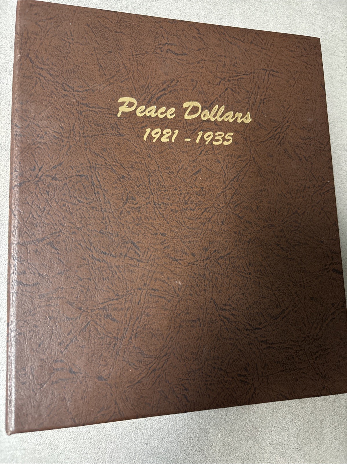 Peace Dollar Complete Set 1921-1935 24 Silver Coins in Dansco Album