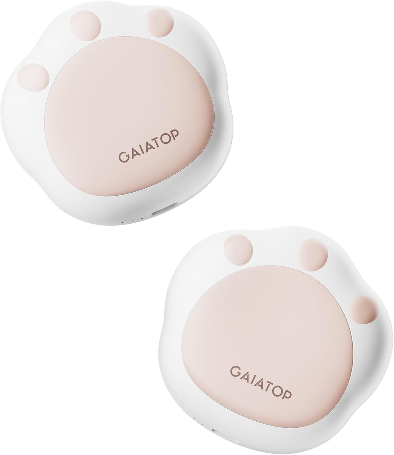 Hand Warmers Rechargeable 2 Pack Cute Cat Paw Design 3 Levels Magnetic Electric