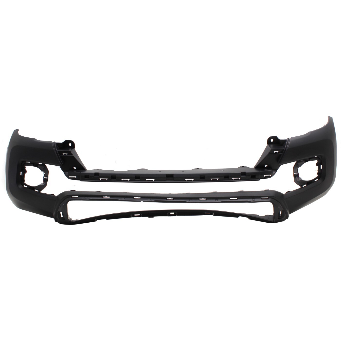 Bumper Cover Kit For 2016-2023 Toyota Tacoma Primed With Fog Light Holes Front