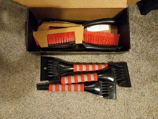 Foval Multifunctional Detachable Snow Scraper Set 3 Pack