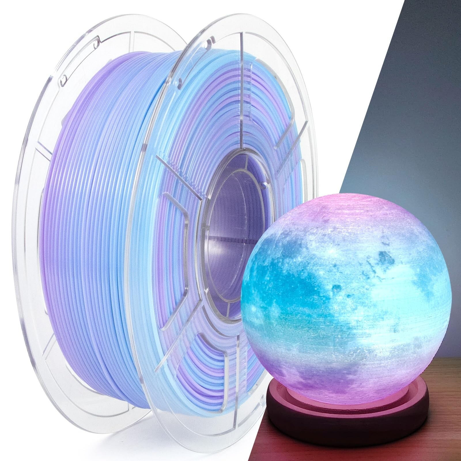 PETG Filament 1.75mm, High-Speed 3D Printer Filament for 30-600mm/s Fast Prin...