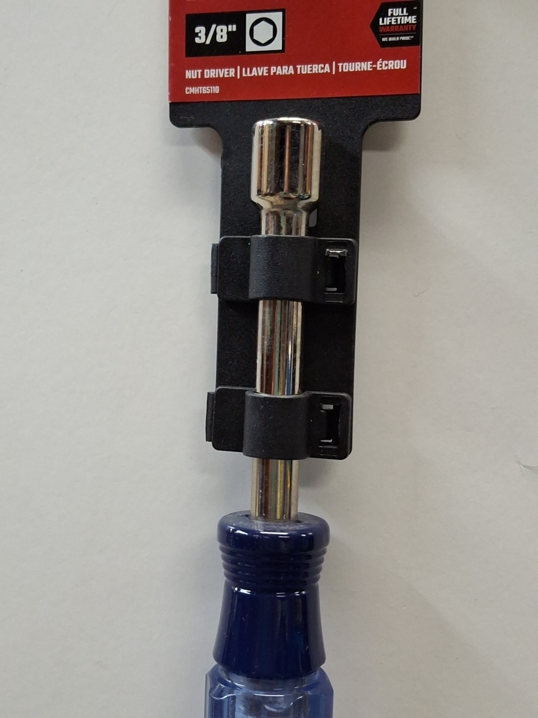 New CRAFTSMAN, 3/8 Inch "NUT DRIVER", Color Coded Blue, CMHT65110, SAE