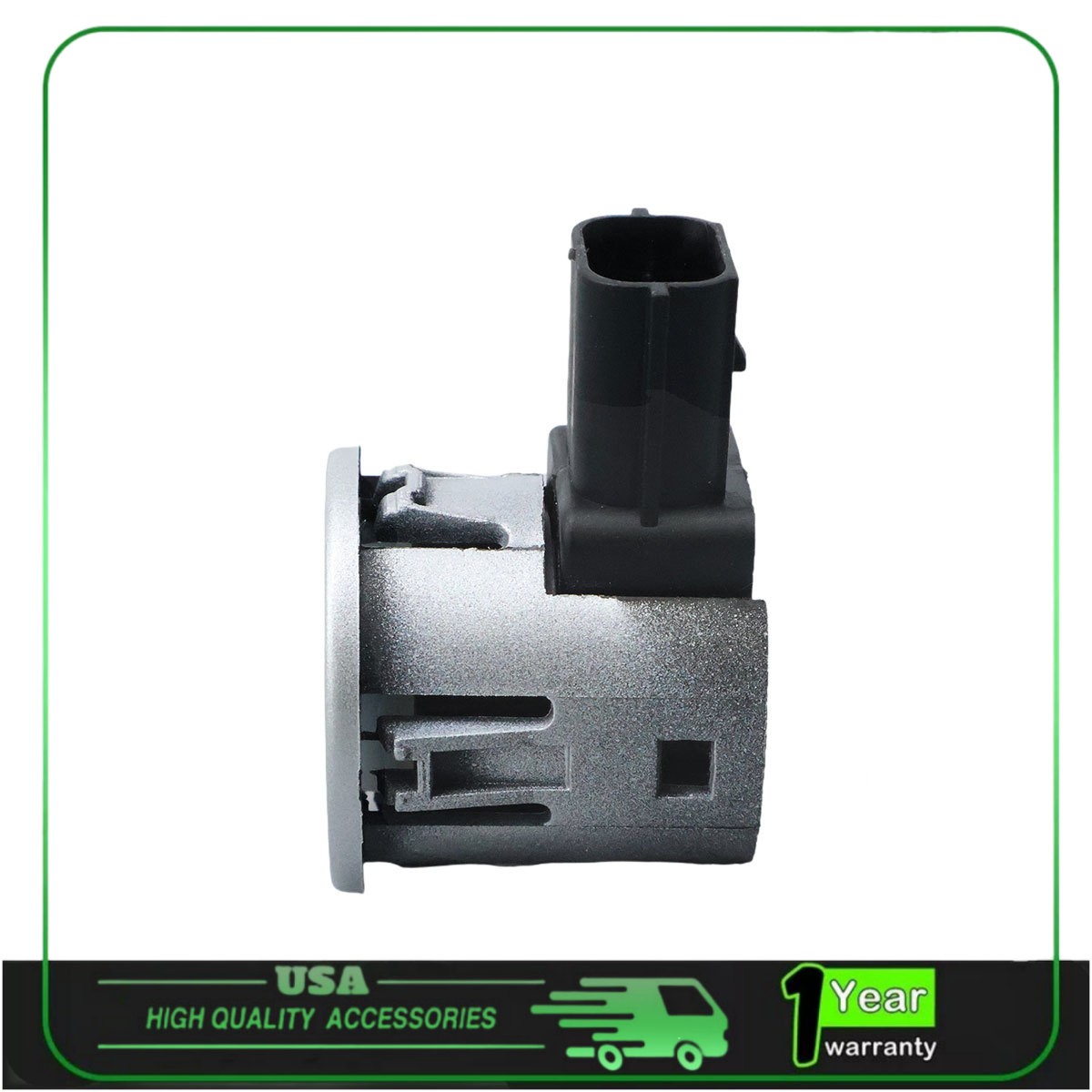 For 14-18 DODGE RAM 1500 BUMPER PARK ASSIST SENSOR BRACKET SILVER+BRACKET