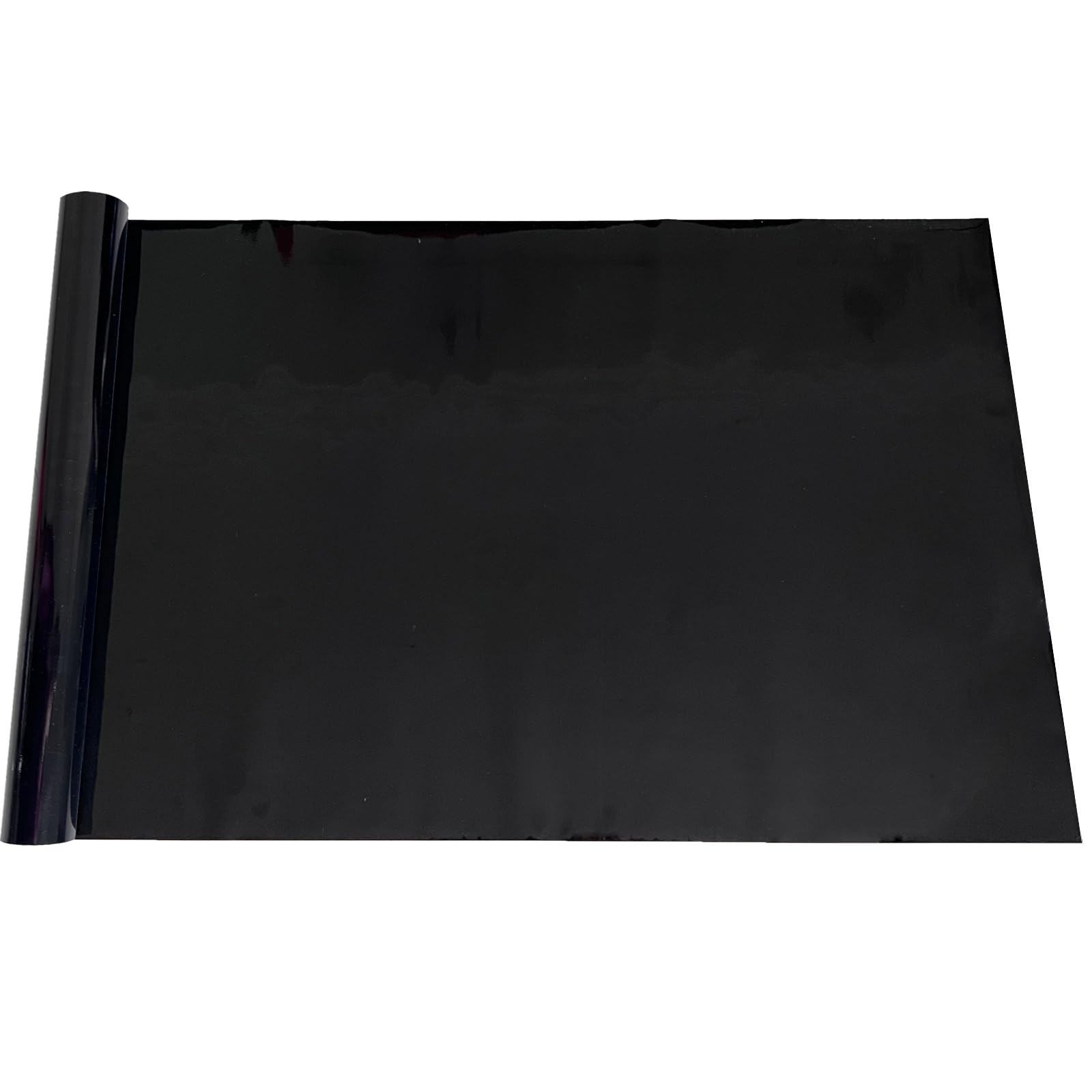 XCNO Aquarium Background Static Cling Black Fish Tank 47.2" x 17.7" In