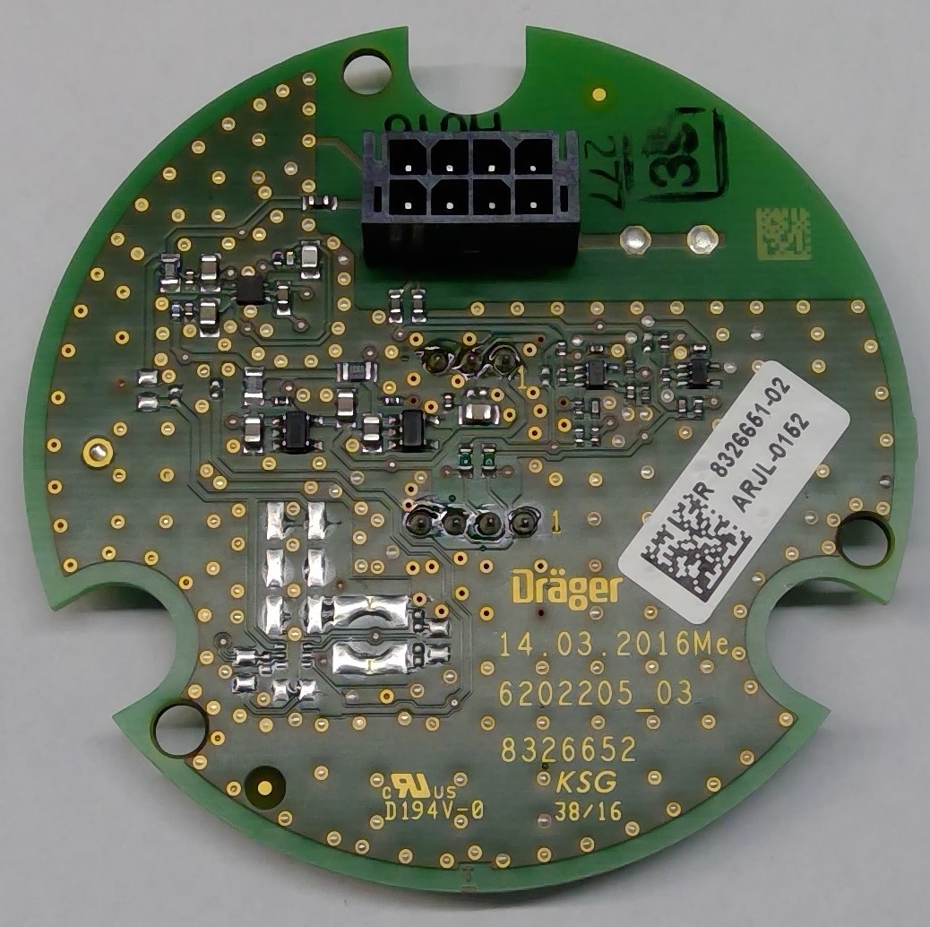 Genuine DRAEGER PCB adapter EC PointGard 2 8326491 NEW OEM 8326491