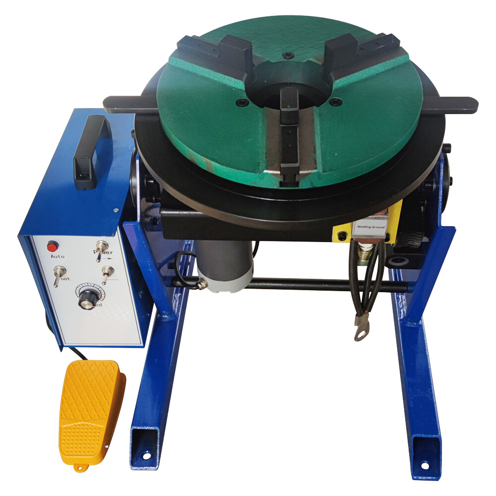 BWJ-100 0-90° Welding Positioner 110V W/ 300mm Chuck Stepless Speed Regulation