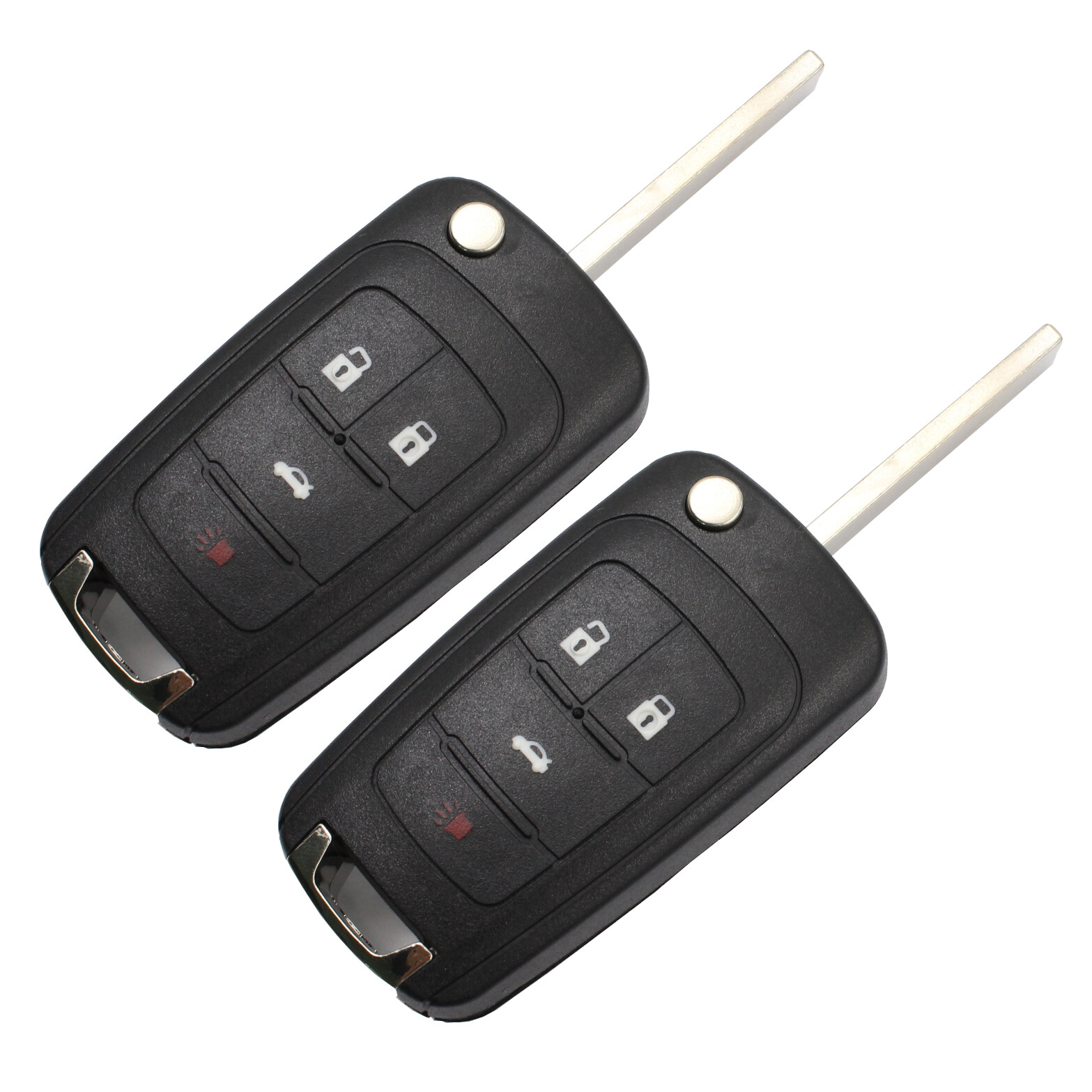 2X Remote Key Fob Shell Case for Chevrolet Malibu 2013 2014 2015 2016