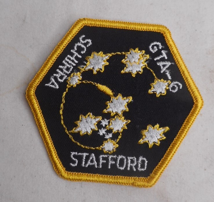 NASA Patch GTA-6 GEMINI 6 Astronaut Space Mission (3" Size) Embroidered