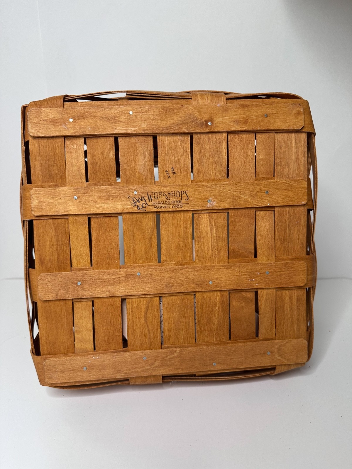Workshops Egg Collector Amish Basket 9x9"