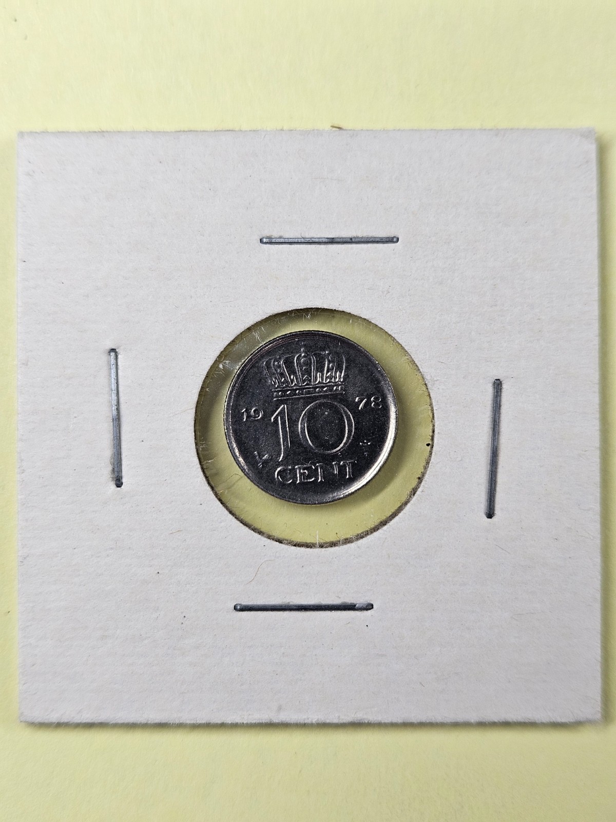 COIN - NETHERLANDS - 10 CENTS 1978