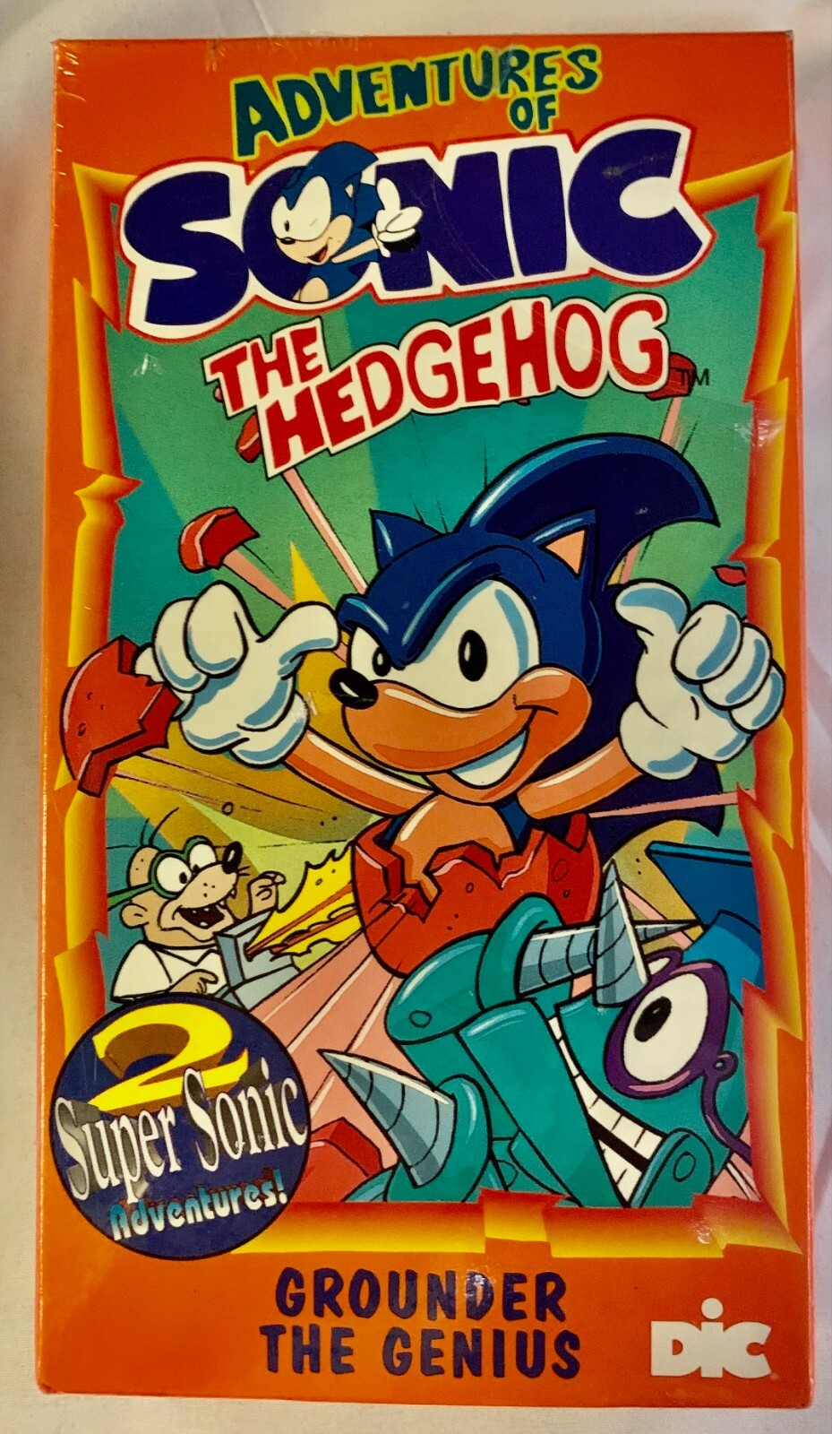 Adventures Of Sonic The Hedgehog: Grounder The Genius VHS, 1994 NEW SEALED RARE