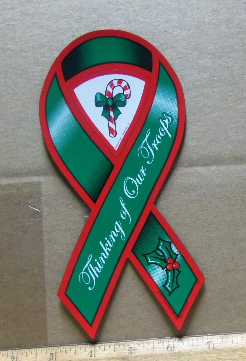 Thinking of Our Troops - 2 in 1 Magnetic Ribbon