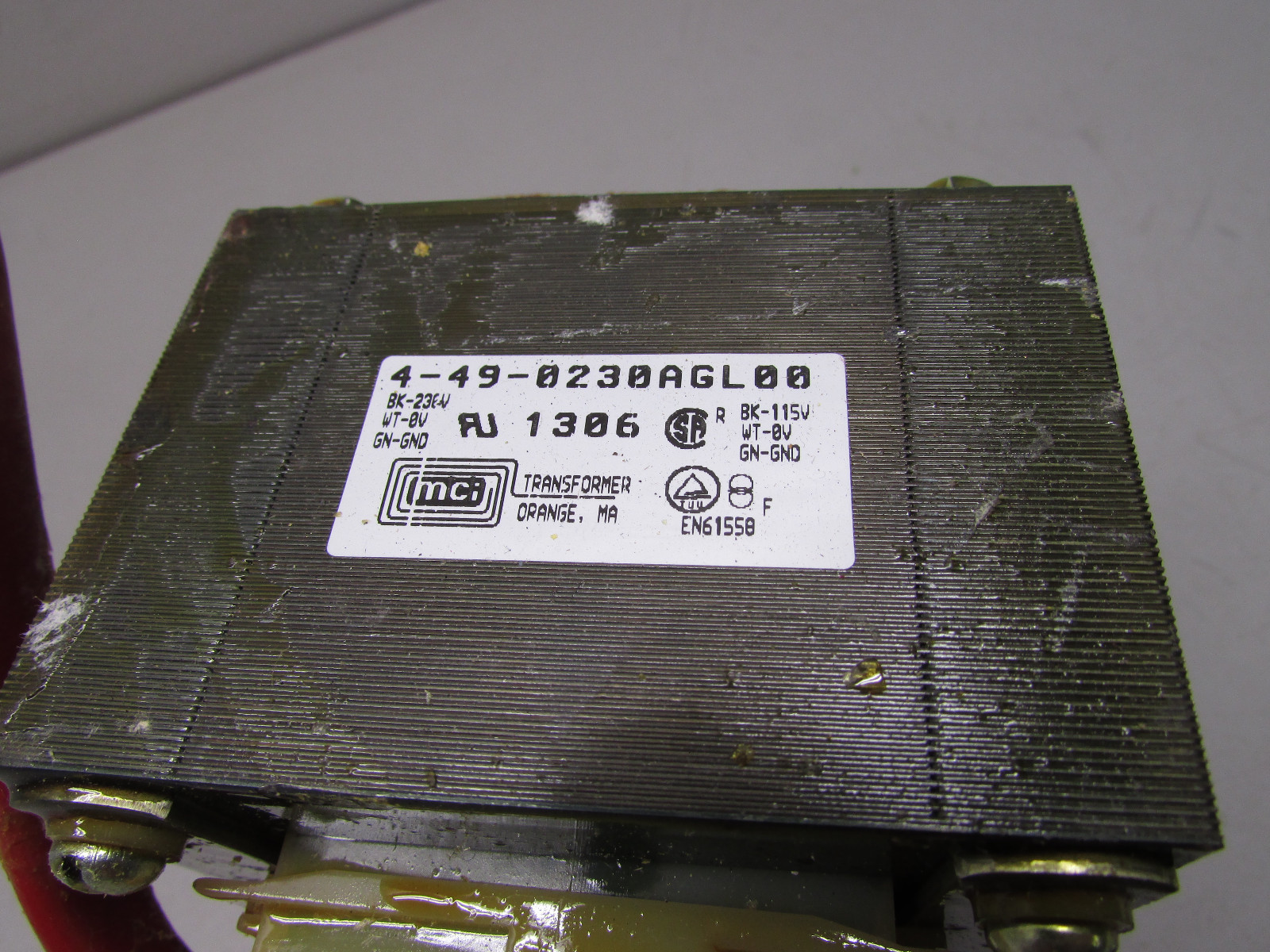 MCI 4-49-0230AGL00 Transformer