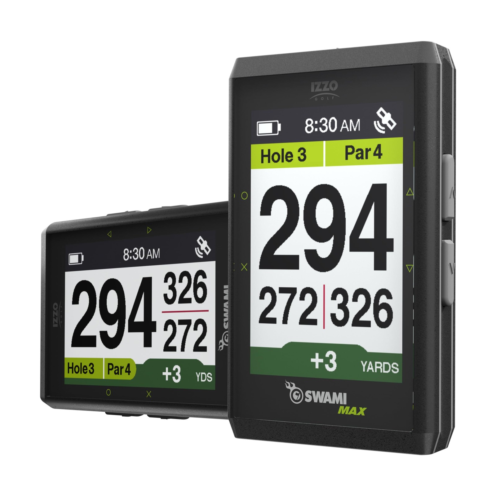 Izzo Swami Max Golf GPS with 35 Inch Display 38000 Course Maps No Fees