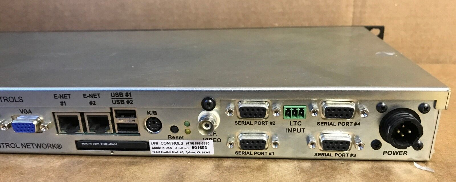 DNF Controls GTP-32 GPI Tally Processor Flex Control Network Mountable