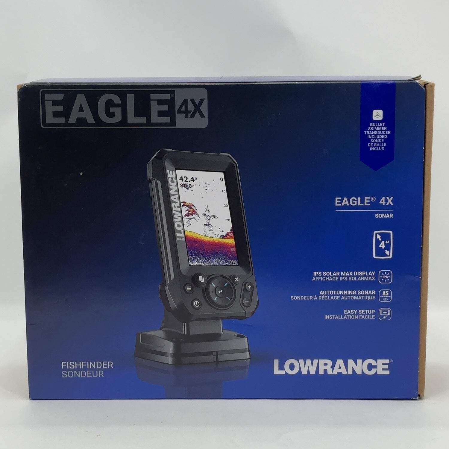 New Lowrance Eagle 4x Fishfinder 000-16360-001 Black