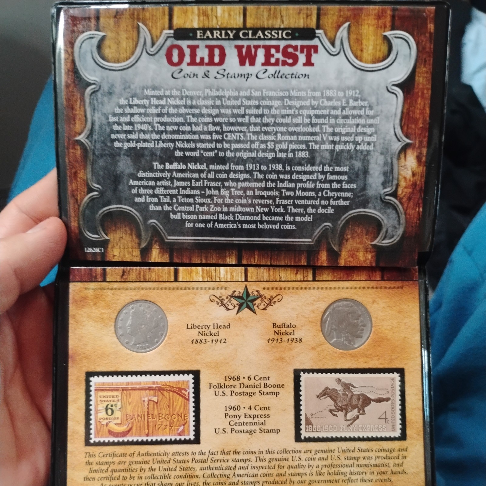 Early Classic Old West Coin Stamp Collection 1925 Buffalo Nickel 1910 Liberty H.