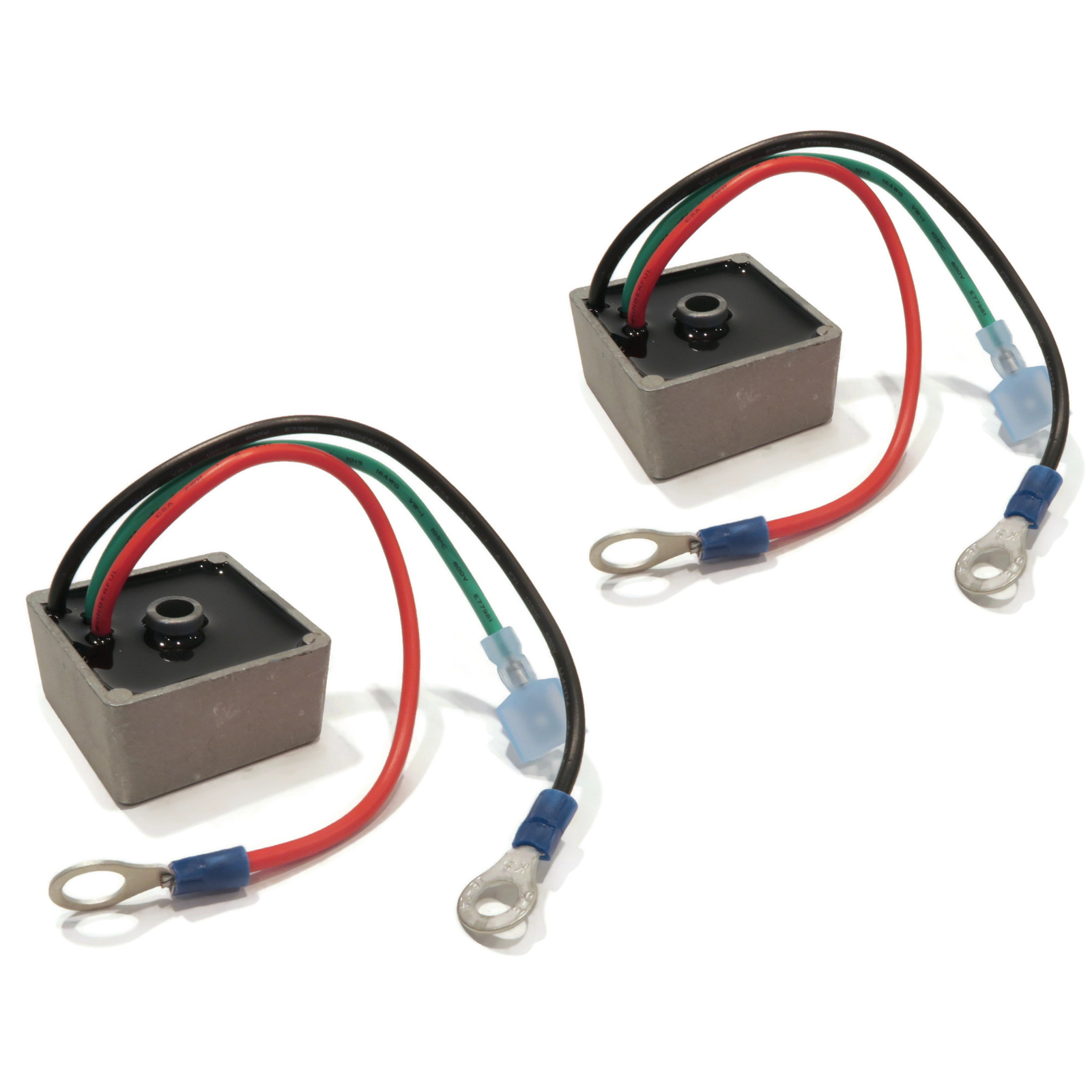 (Pack of 2) Voltage Regulator for Nivel 6153, Arrowhead GHI6003 Golf Cart TXT