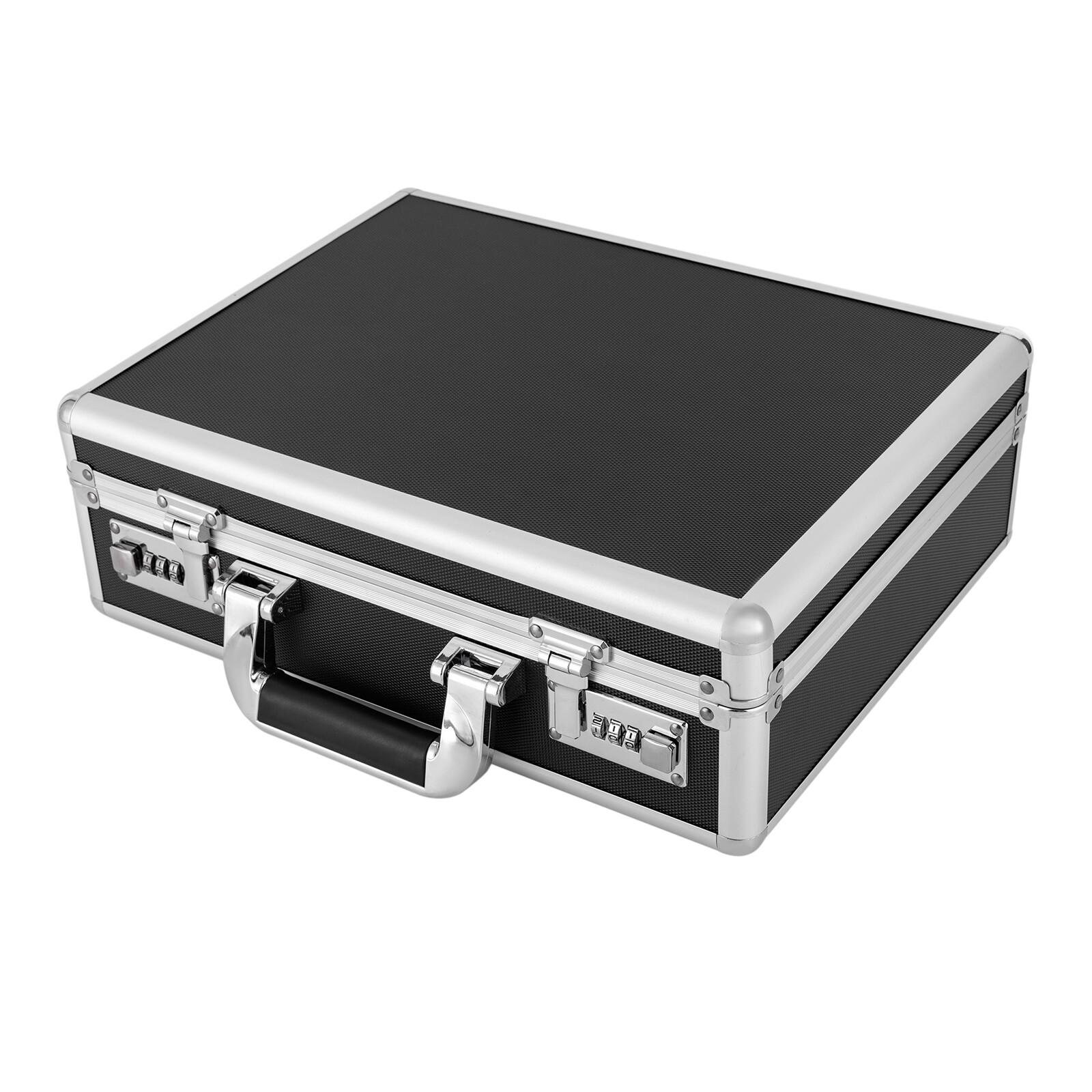 18 Slots Locking Display Briefcase Watches Collectors Display Storage Watch Box