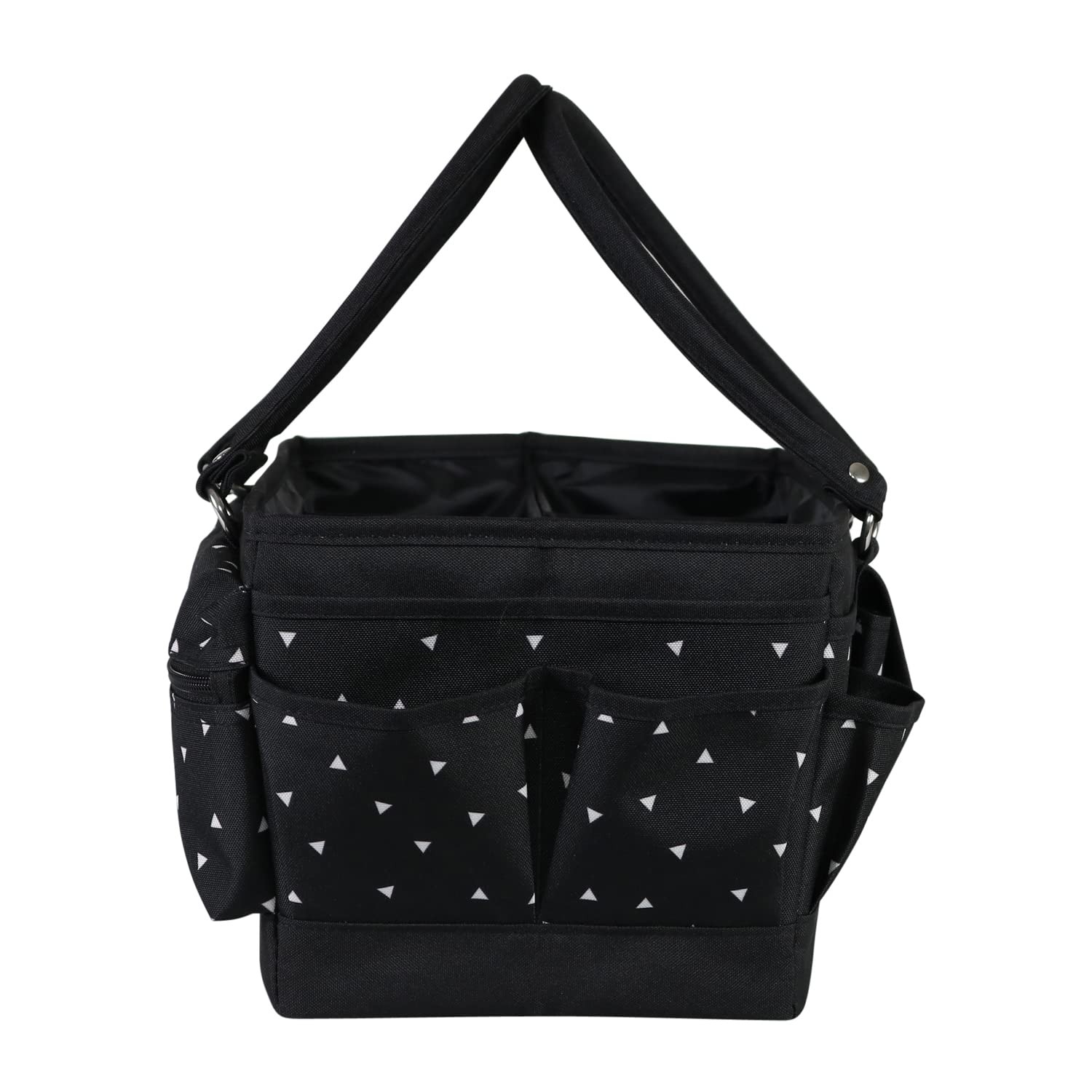 Everything Mary Deluxe Collapsible Store & Tote Large, Black & White