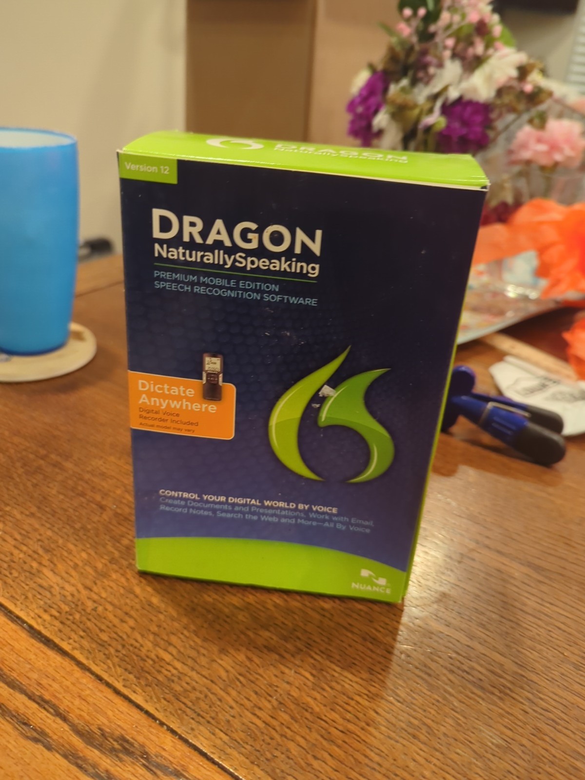 Dragon Naturally Speaking Premium Edition Speech Recognition Software Version 12