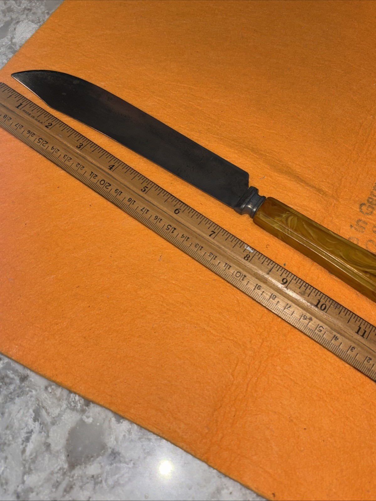 Vintage Stainless Steel with Bakelite Handle Meat Carving Knife