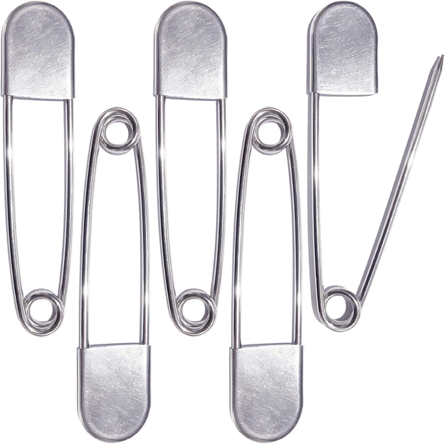 5 Inch Large Safety Pins for Clothes Big Safety Pins Heavy Giant Saf...
