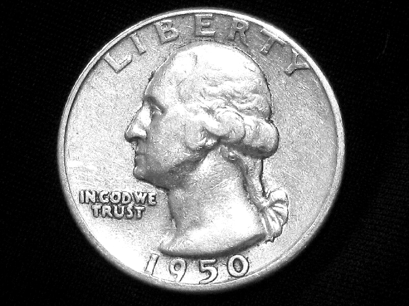 1950 Washington Quarter --- Extra Fine +++
