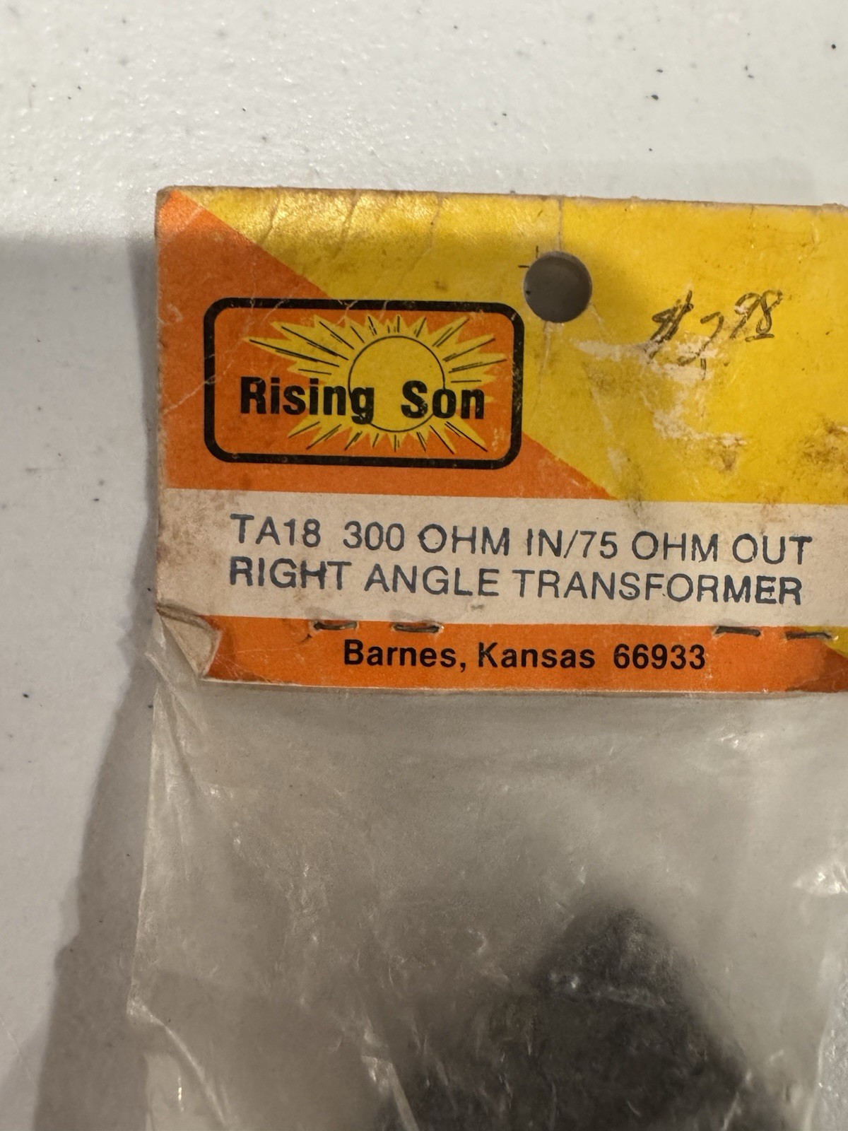 Rising Son TA18 Right Angle Transformer