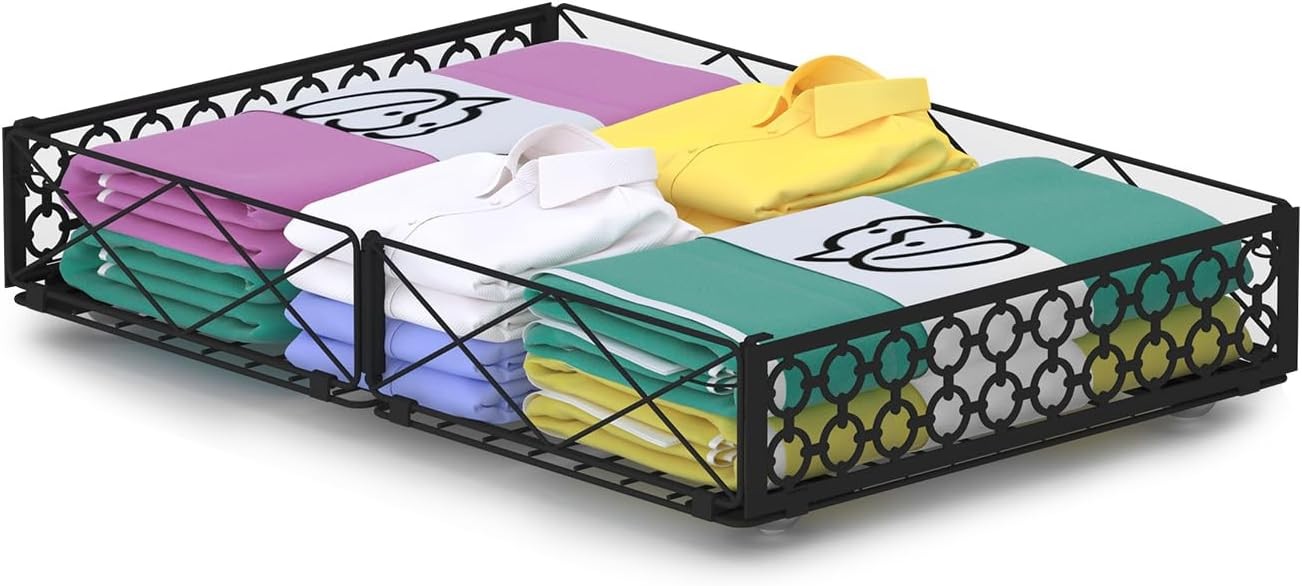 NADOO Under Bed Stora with Wheels, Rolling Under Bed Stora