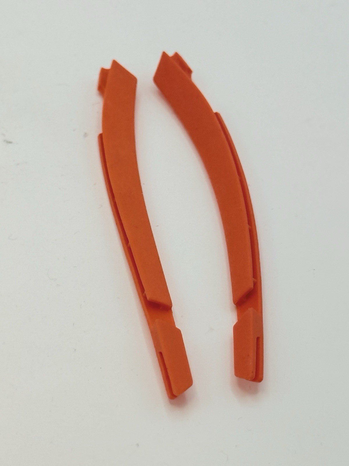 OAKLEY STRAIGHTLINK SUNGLASSES ORANGE REPLACEMENT EAR SOCKS SET OF 2 AUTHENTIC