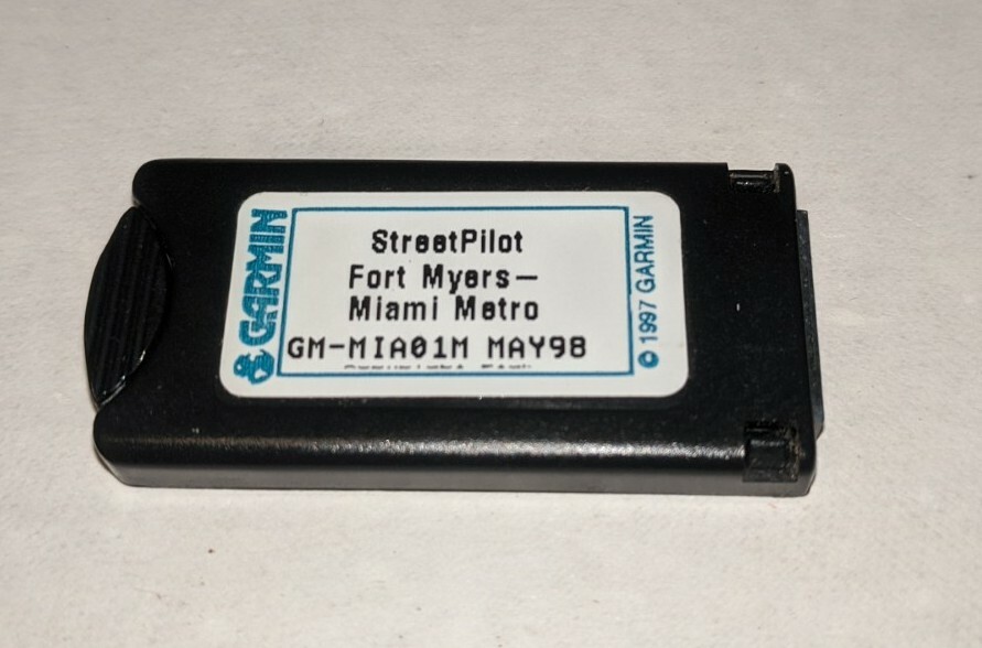 Garmin StreetPilot Fort Myers - Miami Metro GM-MIA01M MAY98 MAPS Cartridge