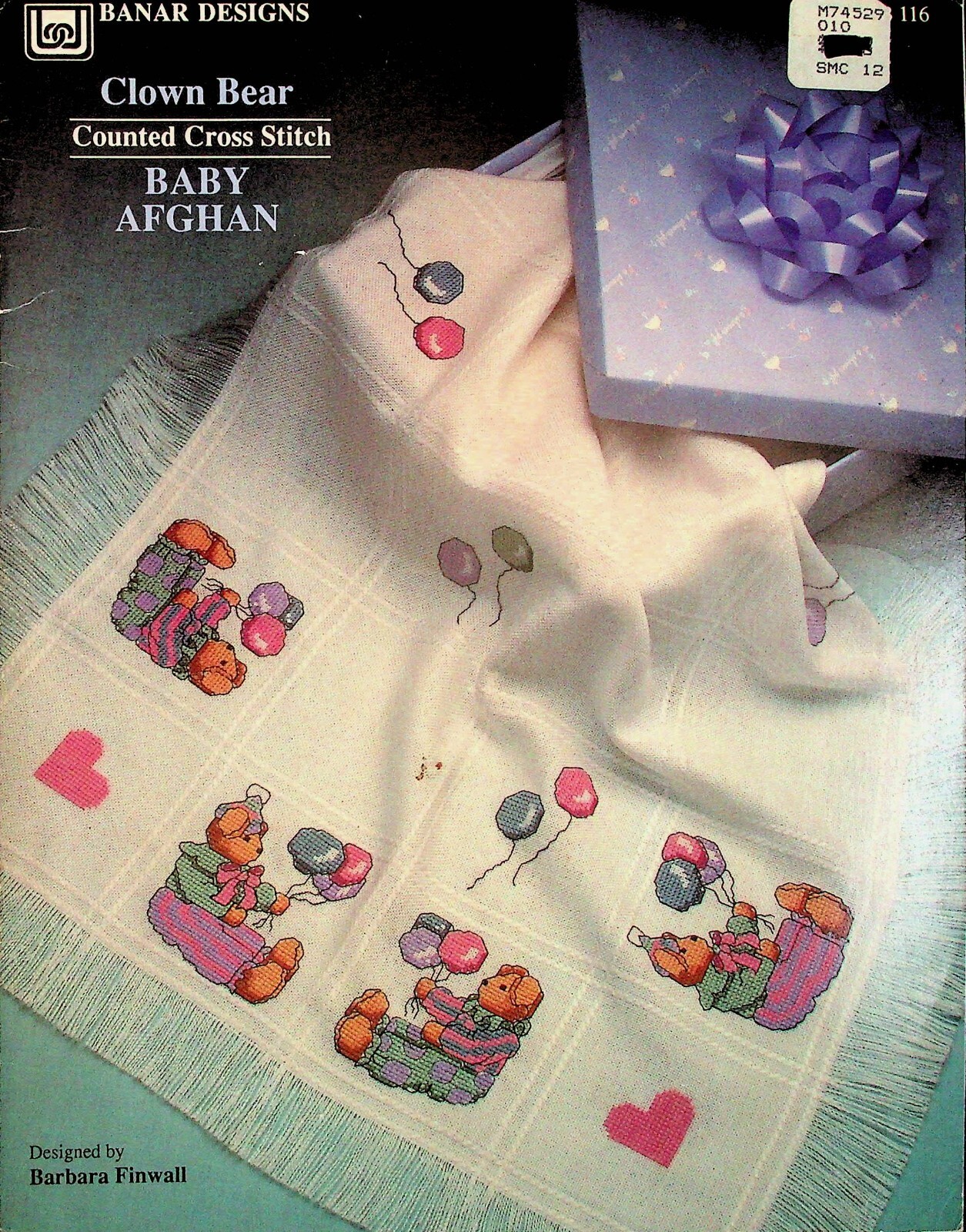 Baby Afghan Clown Bears Cross Stitch Pattern By Banar Designs