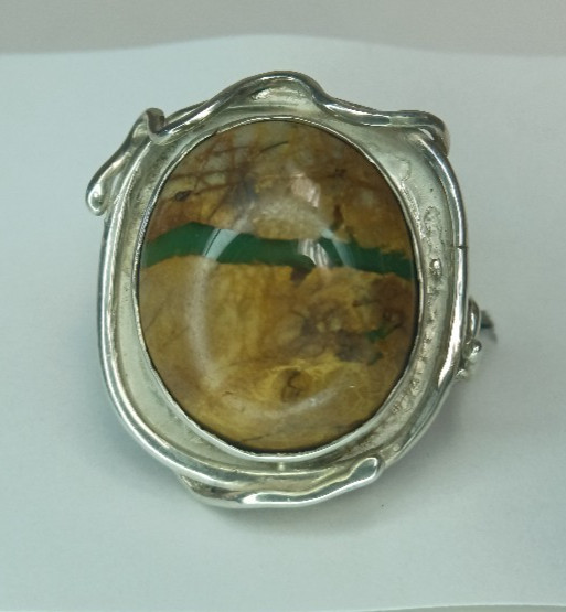 Augustus Caesar, Original work of art ring, Sterling Silver Turquoise Ring