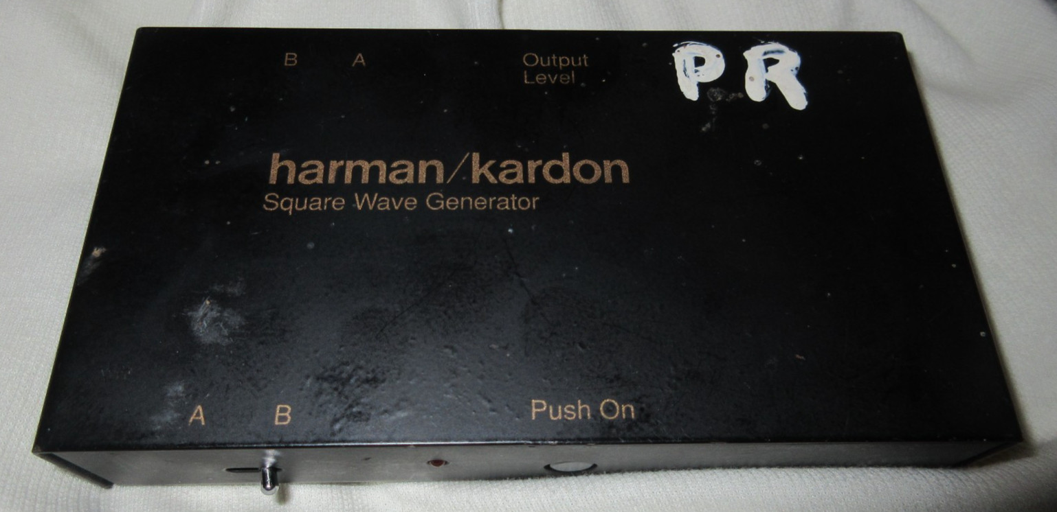 Harman/Kardon Square Wave Generator For Portable Testing Battery-Powered Signal