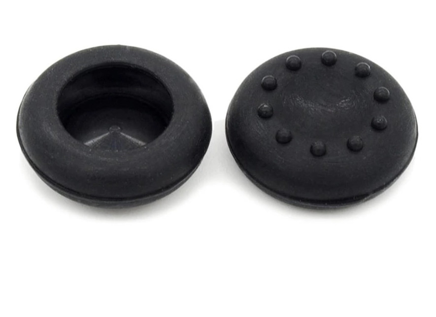 2x Black Joystick Thumb Caps Cover Silicone Nintendo SWITCH | WII U | PS4 | XBOX