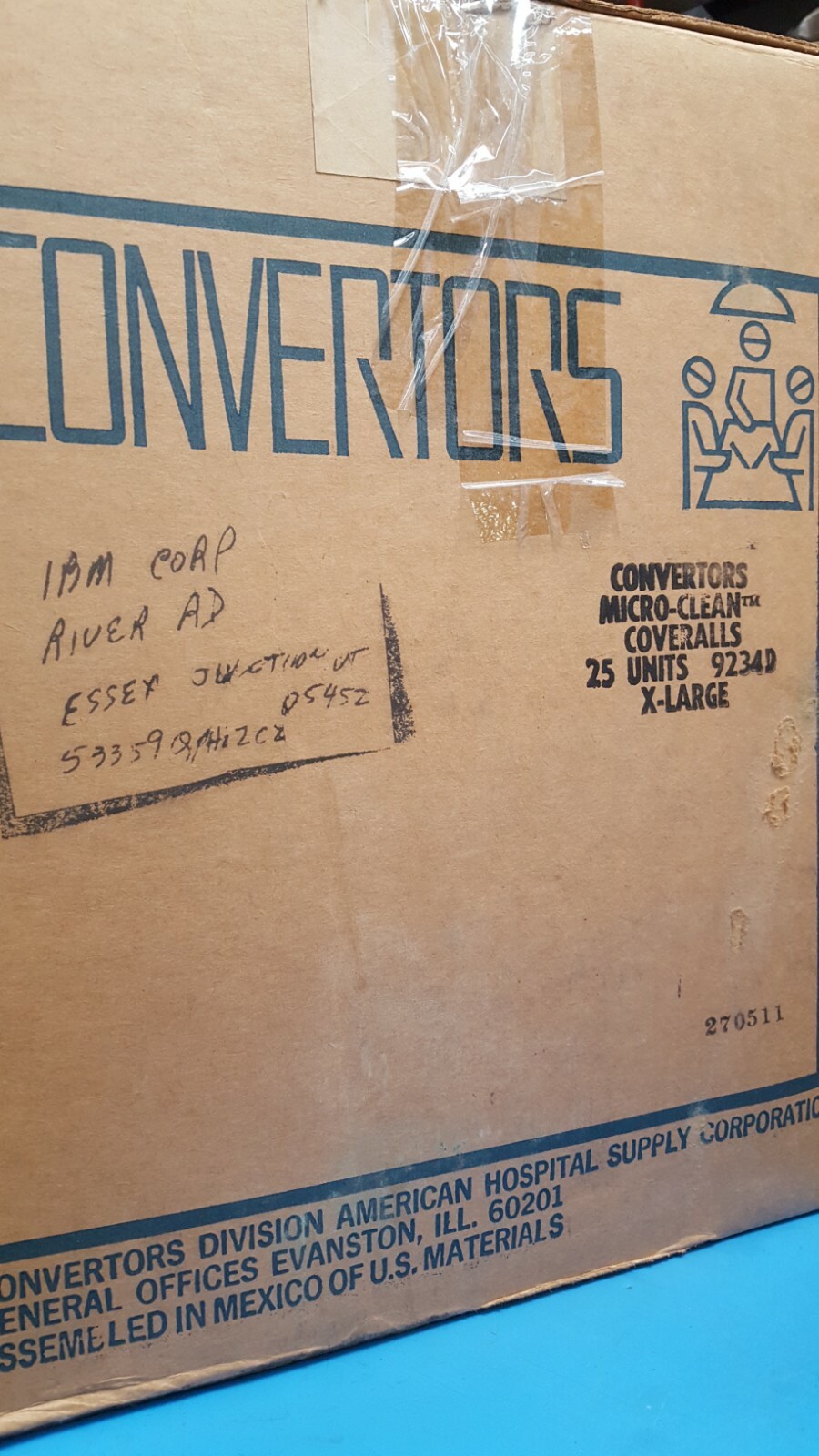 4 PCS COVERALL MICRO-CLEAN 9234 , X-LARG , CONVERTORS
