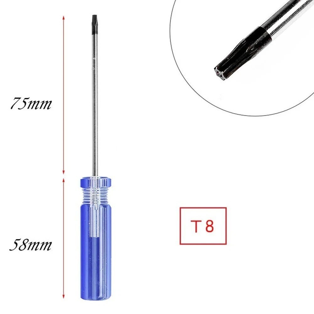 Torx T8 Screwdriver Magnetic TR8 Proof  Hdd PS5 Security PS4 PS3 Xbox 360 T8H