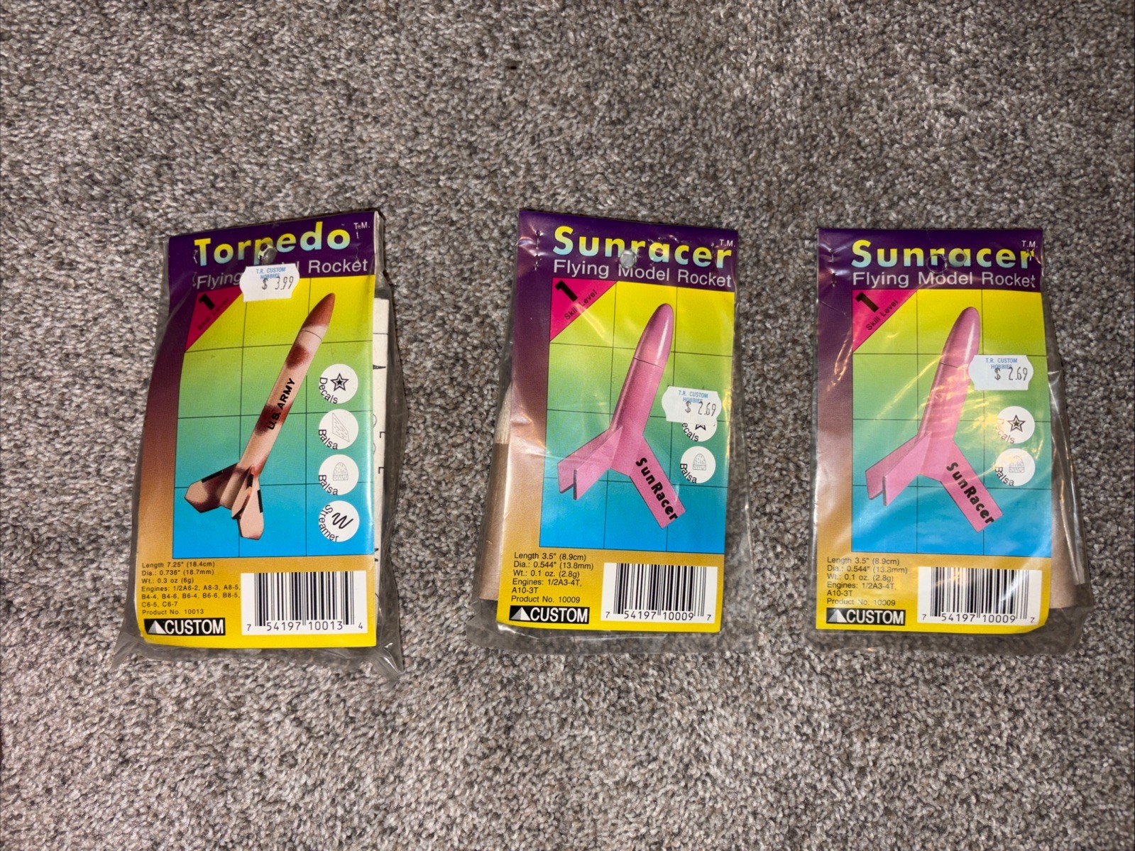 model rockets kits (lot Of 21)